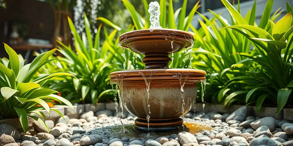 Wasserspiele aus Keramik