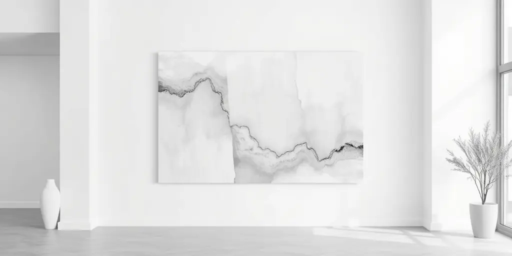 Weiße Wände als Gestaltungsgrundlage