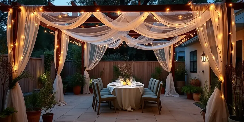 Wetterfeste Dekoration und Planung