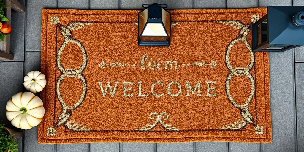 Willkommen: Die Fußmatte