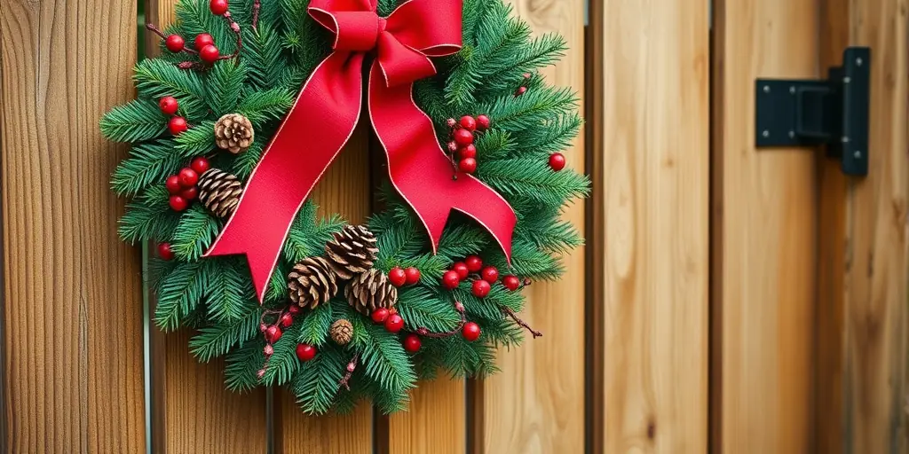 Zäune und Mauern schmücken